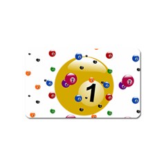 Billiard Ball Ball Game Magnet (name Card)