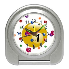 Billiard Ball Ball Game Travel Alarm Clock