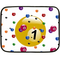 Billiard Ball Ball Game Double Sided Fleece Blanket (mini) 