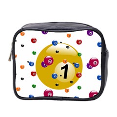 Billiard Ball Ball Game Mini Toiletries Bag (two Sides)