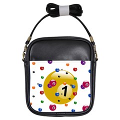 Billiard Ball Ball Game Girls Sling Bag by HermanTelo