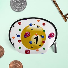 Billiard Ball Ball Game Accessory Pouch (small) by HermanTelo