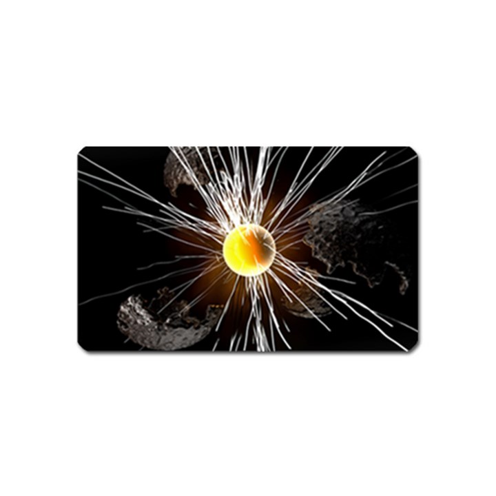 Abstract Exploding Design Magnet (Name Card)