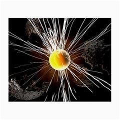 Abstract Exploding Design Small Glasses Cloth