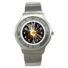 Abstract Exploding Design Stainless Steel Watch by HermanTelo