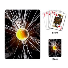 Abstract Exploding Design Playing Cards Single Design