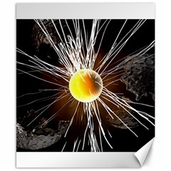 Abstract Exploding Design Canvas 8  X 10 