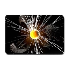 Abstract Exploding Design Small Doormat 