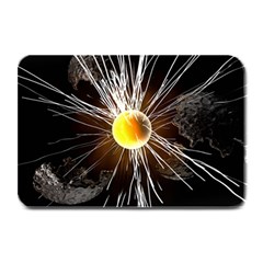 Abstract Exploding Design Plate Mats