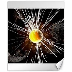 Abstract Exploding Design Canvas 11  X 14  by HermanTelo