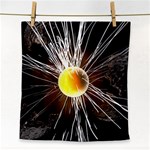 Abstract Exploding Design Face Towel Front