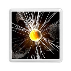 Abstract Exploding Design Memory Card Reader (square) by HermanTelo