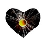 Abstract Exploding Design Standard 16  Premium Heart Shape Cushions Front