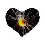 Abstract Exploding Design Standard 16  Premium Heart Shape Cushions Back