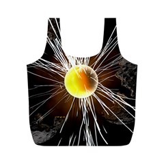 Abstract Exploding Design Full Print Recycle Bag (m) by HermanTelo