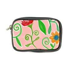 Background Colorful Floral Flowers Coin Purse