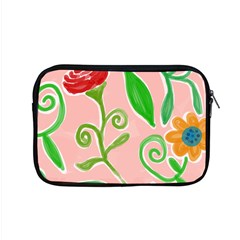 Background Colorful Floral Flowers Apple Macbook Pro 15  Zipper Case