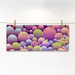 Abstract Background Circle Bubbles Hand Towel by HermanTelo