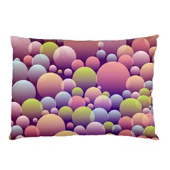 Abstract Background Circle Bubbles Pillow Case by HermanTelo