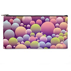 Abstract Background Circle Bubbles Pencil Cases