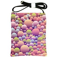 Abstract Background Circle Bubbles Shoulder Sling Bag