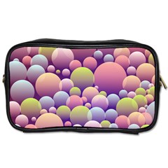 Abstract Background Circle Bubbles Toiletries Bag (one Side)