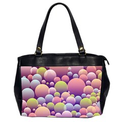 Abstract Background Circle Bubbles Oversize Office Handbag (2 Sides) by HermanTelo