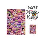 Abstract Background Circle Bubbles Playing Cards Double Sided (Mini) Front - Spade10