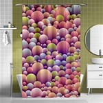 Abstract Background Circle Bubbles Shower Curtain 48  x 72  (Small)  Curtain(48  X 72 ) - 42.18 x64.8  Curtain(48  X 72 )