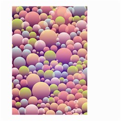 Abstract Background Circle Bubbles Small Garden Flag (two Sides)