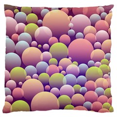 Abstract Background Circle Bubbles Large Cushion Case (two Sides)