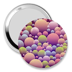 Abstract Background Circle Bubbles 3  Handbag Mirrors