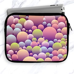 Abstract Background Circle Bubbles Apple Ipad 2/3/4 Zipper Cases by HermanTelo