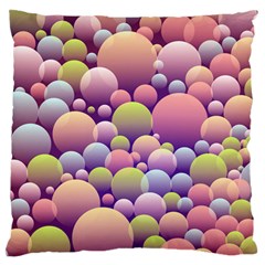 Abstract Background Circle Bubbles Standard Flano Cushion Case (two Sides)