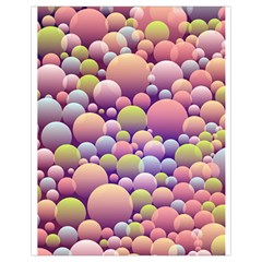 Abstract Background Circle Bubbles Drawstring Bag (small)