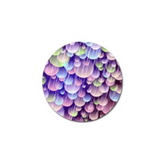 Abstract Background Circle Bubbles Space Golf Ball Marker by HermanTelo