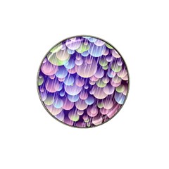 Abstract Background Circle Bubbles Space Hat Clip Ball Marker (4 Pack) by HermanTelo