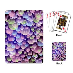 Abstract Background Circle Bubbles Space Playing Cards Single Design