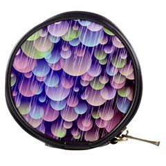 Abstract Background Circle Bubbles Space Mini Makeup Bag