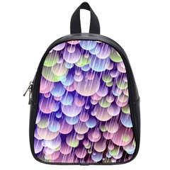 Abstract Background Circle Bubbles Space School Bag (small) by HermanTelo