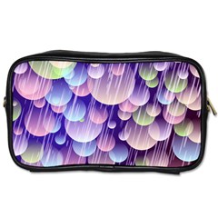 Abstract Background Circle Bubbles Space Toiletries Bag (one Side) by HermanTelo