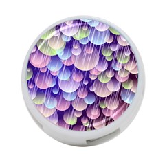 Abstract Background Circle Bubbles Space 4-port Usb Hub (two Sides) by HermanTelo