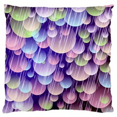 Abstract Background Circle Bubbles Space Large Cushion Case (two Sides) by HermanTelo