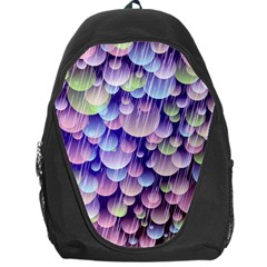 Abstract Background Circle Bubbles Space Backpack Bag