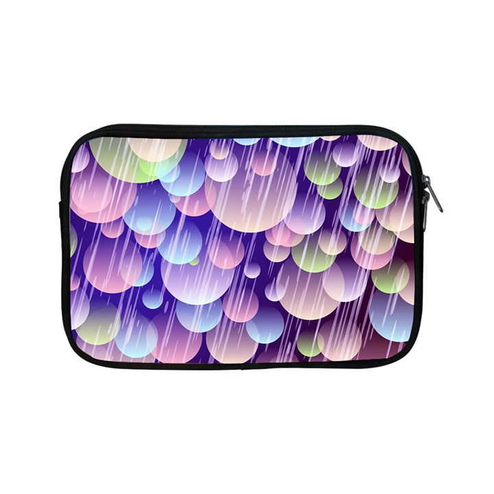 Abstract Background Circle Bubbles Space Apple iPad Mini Zipper Cases