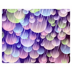 Abstract Background Circle Bubbles Space Double Sided Flano Blanket (medium) 