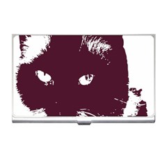 Cat Nature Design Animal Skin Pink Business Card Holder