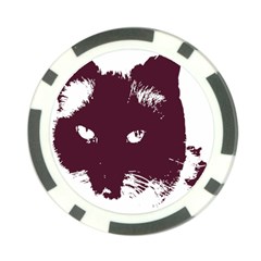 Cat Nature Design Animal Skin Pink Poker Chip Card Guard by HermanTelo