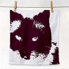 Cat Nature Design Animal Skin Pink Face Towel