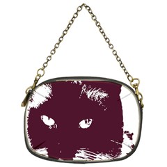 Cat Nature Design Animal Skin Pink Chain Purse (one Side)